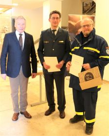 THW-Einsatzkräfte erhalten Bundesflutmedaille - Fluthilfe 2021 © Kreis Paderborn